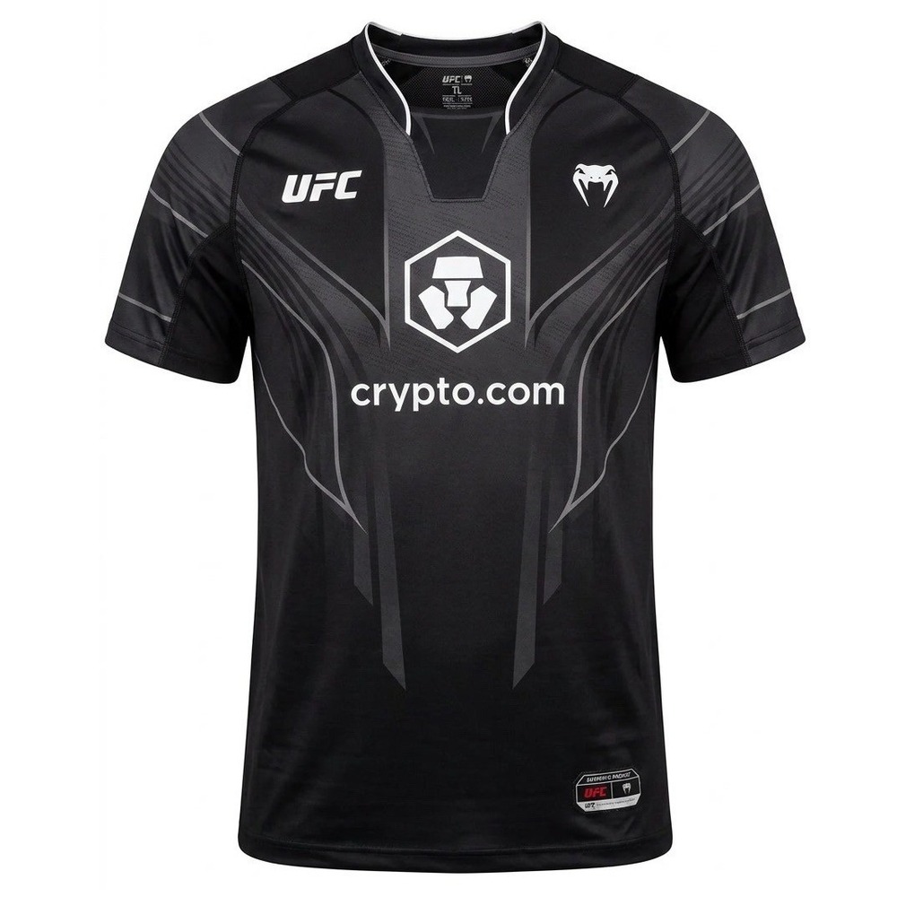 Venum UFC Authentic Fight Week 2.0 Dry-Tech Shirt Black Men Large Crypto.com NWT